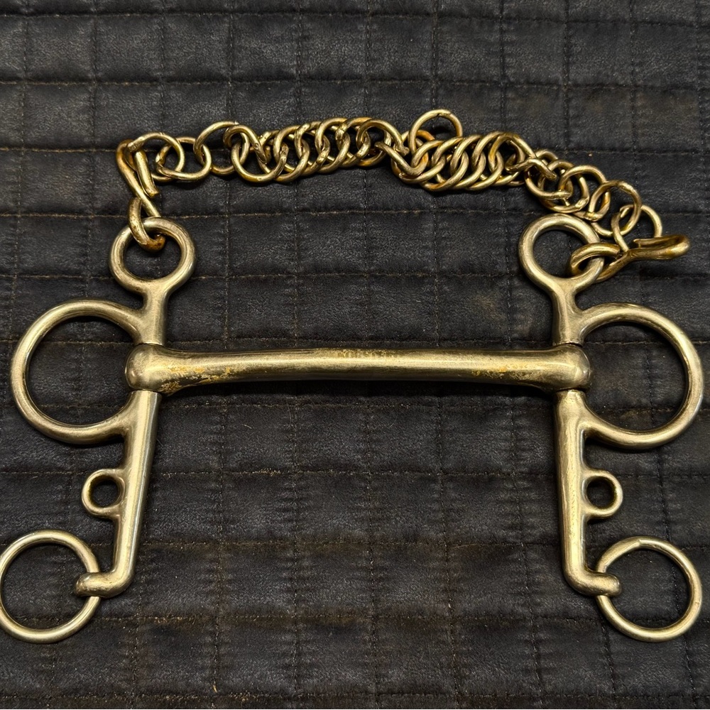 Korsteel straight bar Pelham English bit 5”